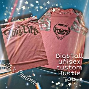 2x customized top w/army slvs NWOT